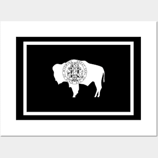 Wyoming Flag Posters and Art